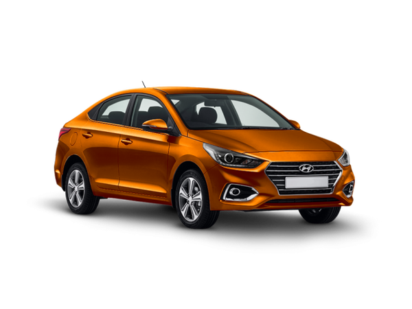 Hyundai Solaris Цвет: Sunset Orange