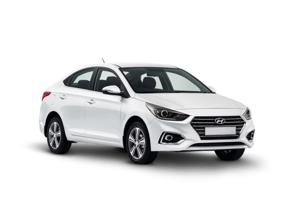 Hyundai Solaris Цвет: Crystal White
